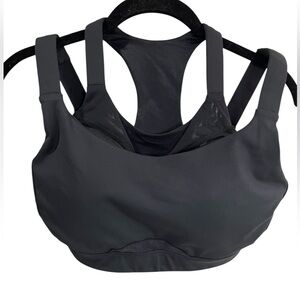 Oiselle Sisters Black Sports Bra Running Athletic Size 34 D